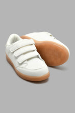 Load image into Gallery viewer, Redtag-White-Translucent-Sole-Sneaker-BSR-Casual-Shoes,-Colour:White,-Filter:Boys-Footwear-(5-to-14-Yrs),-New-In,-New-In-BSR-FOO,-Non-Sale,-S22A,-Section:Kidswear-Senior-Boys-5 to 14 Years
