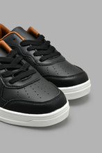 Load image into Gallery viewer, Redtag-Black-Fabric-Block-Skate-Shoe-BSR-Casual-Shoes,-Colour:Black,-Filter:Boys-Footwear-(5-to-14-Yrs),-New-In,-New-In-BSR-FOO,-Non-Sale,-S22A,-Section:Kidswear-Senior-Boys-5 to 14 Years