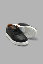 Load image into Gallery viewer, Redtag-Black-Fabric-Block-Skate-Shoe-BSR-Casual-Shoes,-Colour:Black,-Filter:Boys-Footwear-(5-to-14-Yrs),-New-In,-New-In-BSR-FOO,-Non-Sale,-S22A,-Section:Kidswear-Senior-Boys-5 to 14 Years