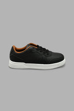 Load image into Gallery viewer, Redtag-Black-Fabric-Block-Skate-Shoe-BSR-Casual-Shoes,-Colour:Black,-Filter:Boys-Footwear-(5-to-14-Yrs),-New-In,-New-In-BSR-FOO,-Non-Sale,-S22A,-Section:Kidswear-Senior-Boys-5 to 14 Years
