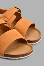 Load image into Gallery viewer, Redtag-Tan-Cork-Sandal-Cork-Sandals-Boys-3 to 5 Years