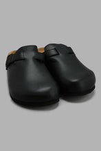Load image into Gallery viewer, Redtag-Black-Cork-Mule-Mules-Senior-Boys-5 to 14 Years