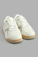 Load image into Gallery viewer, Redtag-White-Ribbed-Outsole-Skate-Shoe-Boys-Casual-Shoes,-Colour:White,-Filter:Boys-Footwear-(3-to-5-Yrs),-New-In,-New-In-BOY-FOO,-Non-Sale,-S22A,-Section:Kidswear-Boys-3 to 5 Years