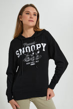 تنزيل الصورة على معرض الصور، Redtag-Black-Snoopy-Sweatshirt-Sweatshirts-Women's-