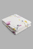 Redtag-Pink-Floral-Printed-Fitted-Sheet-(Double-Size)-Fitted-Sheets-Home-Bedroom-