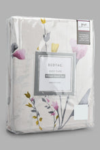 تنزيل الصورة على معرض الصور، Redtag-Pink-Floral-Printed-Fitted-Sheet-(King-Size)-Fitted-Sheets-Home-Bedroom-