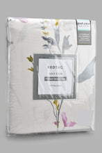 تنزيل الصورة على معرض الصور، Redtag-Pink-Floral-Printed-Fitted-Sheet-(Super-King-Size)-Fitted-Sheets-Home-Bedroom-