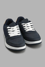 Load image into Gallery viewer, Redtag-Navy-Fabric-Block-Skate-Shoe-Skate-Shoes-Senior-Boys-5 to 14 Years