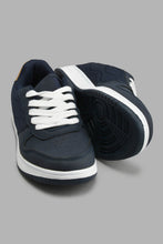 Load image into Gallery viewer, Redtag-Navy-Fabric-Block-Skate-Shoe-Skate-Shoes-Senior-Boys-5 to 14 Years
