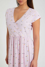 تنزيل الصورة على معرض الصور، Redtag-Pale-Pink-Floral-Printed-Nightgown-Nightgowns-Women's-