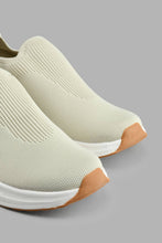 Load image into Gallery viewer, Redtag-Beige-Knit-Slip-On-BSR-Trainers,-Colour:Beige,-Filter:Boys-Footwear-(5-to-14-Yrs),-New-In,-New-In-BSR-FOO,-Non-Sale,-S22A,-Section:Kidswear-Senior-Boys-5 to 14 Years
