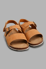 Load image into Gallery viewer, Redtag-Mustard-Cork-Sandal-Cork-Senior-Boys-5 to 14 Years