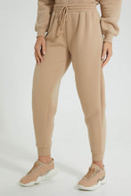 تنزيل الصورة على معرض الصور، Redtag-Tan-Jacquard-Cropped-Active-Pant-Colour:Tan,-Filter:Women's-Clothing,-New-In,-New-In-Women,-Non-Sale,-S22A,-Section:Women,-Women-Joggers-Women's-