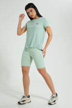 Load image into Gallery viewer, Redtag-Mint-Active-Shorts-Colour:Mint,-Filter:Women's-Clothing,-New-In,-New-In-Women,-Non-Sale,-S22B,-Section:Women,-Women-Shorts-Women's-