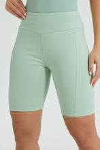 Load image into Gallery viewer, Redtag-Mint-Active-Shorts-Colour:Mint,-Filter:Women's-Clothing,-New-In,-New-In-Women,-Non-Sale,-S22B,-Section:Women,-Women-Shorts-Women's-