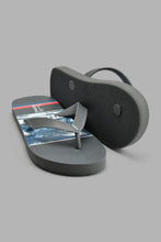 Load image into Gallery viewer, Redtag-Grey-Printed-Toe-Slide-BSR-Flip-Flops,-Colour:Grey,-Filter:Boys-Footwear-(5-to-14-Yrs),-New-In,-New-In-BSR-FOO,-Non-Sale,-S22A,-Section:Kidswear-Senior-Boys-5 to 14 Years