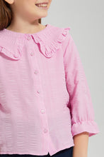 تنزيل الصورة على معرض الصور، Redtag-Pink-Textured-Blouse-Colour:Pink,-Filter:Girls-(2-to-8-Yrs),-Girls-Blouses,-New-In,-New-In-GIR,-Non-Sale,-S22A,-Section:Kidswear-Girls-2 to 8 Years