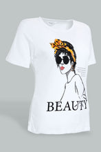 تنزيل الصورة على معرض الصور، Redtag-Black-Photo-Graphic-Print-T-Shirt-Graphic-Prints-Women's-