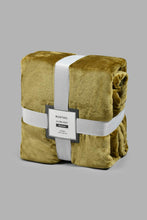 تنزيل الصورة على معرض الصور، Redtag-Olive-Ultra-Soft-Blanket-(Double-Size)-Colour:Olive,-Filter:Home-Bedroom,-HMW-BED-Blankets,-New-In,-New-In-HMW-BED,-Non-Sale,-S22B,-Section:Homewares-Home-Bedroom-