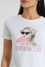 تنزيل الصورة على معرض الصور، Redtag-Black-Graphic-Print-T-Shirt-Colour:Black,-Filter:Women's-Clothing,-New-In,-New-In-Women,-Non-Sale,-S22B,-Section:Women,-Women-T-Shirts-Women's-