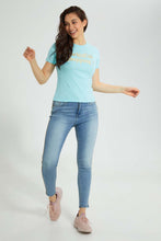 تنزيل الصورة على معرض الصور، Redtag-Pink-Graphic-Print-T-Shirt-Active-Tees-Women's-