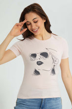 تنزيل الصورة على معرض الصور، Redtag-Mint-Graphic-Print-T-Shirt-Active-Tees-Women's-