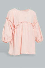 Load image into Gallery viewer, Redtag-Pink-Long-Sleeve--Solid-Jersey-Top-Blouses-Infant-Girls-3 to 24 Months