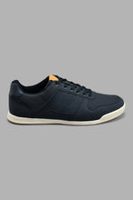 Load image into Gallery viewer, Redtag-Navy-Textured-Sneaker-Colour:Navy,-Filter:Men's-Footwear,-Men-Casual-Shoes,-New-In,-New-In-Men-FOO,-Non-Sale,-S22A,-Section:Men-Men's-