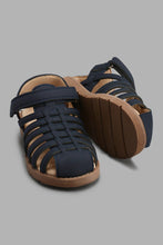 Load image into Gallery viewer, Redtag-Navy-Fisherman-Sandal-Fisherman-Boys-3 to 5 Years