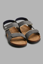 Load image into Gallery viewer, Redtag-Grey-Shark-Cork-Sandal-Cork-Boys-3 to 5 Years
