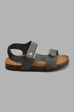 Load image into Gallery viewer, Redtag-Grey-Shark-Cork-Sandal-Cork-Boys-3 to 5 Years