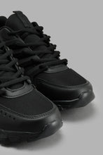 Load image into Gallery viewer, Redtag-Triple-Black-Grooved-3D-Outsole-Sneaker-Chunky-Men's-