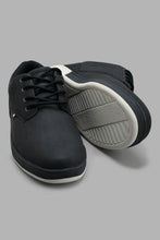 Load image into Gallery viewer, Redtag-Navy-Textured-Plimsoll-Plimsolls-Men's-