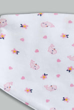 تنزيل الصورة على معرض الصور، Redtag-Pink-Best-Fins-Ever-2-Pack-Bibs-Bibs-Baby-0 to 12 Months