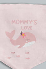 تنزيل الصورة على معرض الصور، Redtag-Pink-Best-Fins-Ever-2-Pack-Bibs-Bibs-Baby-0 to 12 Months