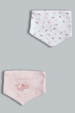 تنزيل الصورة على معرض الصور، Redtag-Pink-Best-Fins-Ever-2-Pack-Bibs-Bibs-Baby-0 to 12 Months