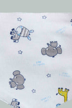 تنزيل الصورة على معرض الصور، Redtag-Blue-Little-Dreamer-2-Pack-Bibs-Bibs-Baby-0 to 12 Months