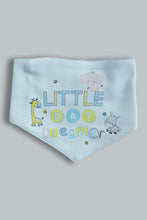 تنزيل الصورة على معرض الصور، Redtag-Blue-Little-Dreamer-2-Pack-Bibs-Bibs-Baby-0 to 12 Months