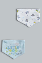 تنزيل الصورة على معرض الصور، Redtag-Blue-Little-Dreamer-2-Pack-Bibs-Bibs-Baby-0 to 12 Months