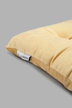 Load image into Gallery viewer, Redtag-Yellow-Velvet-Chair-Pad-Chair-Pads-Home-Bedroom-