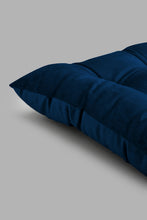 Load image into Gallery viewer, Redtag-Navy-Velvet-Chair-Pad-Chair-Pads-Home-Bedroom-