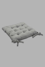 Load image into Gallery viewer, Redtag-Grey-Velvet-Chair-Pad-Category:Cushions,-Colour:Grey,-Filter:Home-Bedroom,-HMW-BED-Cushions,-LEGACY,-New-In,-New-In-HMW-BED,-Non-Sale,-Section:Homewares,-W22O-Home-Bedroom-