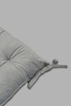 Load image into Gallery viewer, Redtag-Grey-Velvet-Chair-Pad-Category:Cushions,-Colour:Grey,-Filter:Home-Bedroom,-HMW-BED-Cushions,-LEGACY,-New-In,-New-In-HMW-BED,-Non-Sale,-Section:Homewares,-W22O-Home-Bedroom-