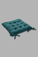 Load image into Gallery viewer, Redtag-Green-Velvet-Chair-Pad-Category:Cushions,-Colour:Green,-Filter:Home-Bedroom,-HMW-BED-Cushions,-JUBLIANT,-New-In,-New-In-HMW-BED,-Non-Sale,-Section:Homewares,-W22O-Home-Bedroom-