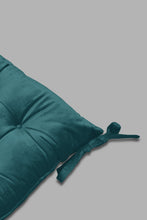 Load image into Gallery viewer, Redtag-Green-Velvet-Chair-Pad-Category:Cushions,-Colour:Green,-Filter:Home-Bedroom,-HMW-BED-Cushions,-JUBLIANT,-New-In,-New-In-HMW-BED,-Non-Sale,-Section:Homewares,-W22O-Home-Bedroom-