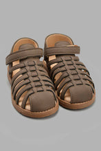 Load image into Gallery viewer, Redtag-Brown-Fisherman-Sandal-Fisherman-Boys-3 to 5 Years