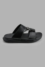 Load image into Gallery viewer, Redtag-Black-Traditional-Slide-Sandal-Sandals-Boys-3 to 5 Years