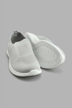 Load image into Gallery viewer, Redtag-Grey-Knit-Slip-On-Colour:Grey,-Filter:Men's-Footwear,-Men-Trainers,-New-In,-New-In-Men-FOO,-Non-Sale,-S22A,-Section:Men-Men's-