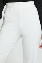 تنزيل الصورة على معرض الصور، Redtag-White-Plain-Skinny-Ponte-Active-Pant-Joggers-Women's-0
