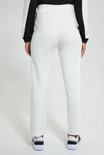 تنزيل الصورة على معرض الصور، Redtag-White-Plain-Skinny-Ponte-Active-Pant-Joggers-Women's-0